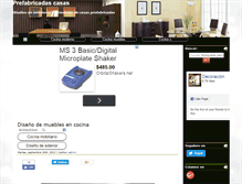 Tablet Screenshot of prefabricadascasas.com